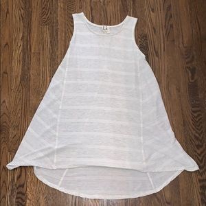 Off white and grey tank top